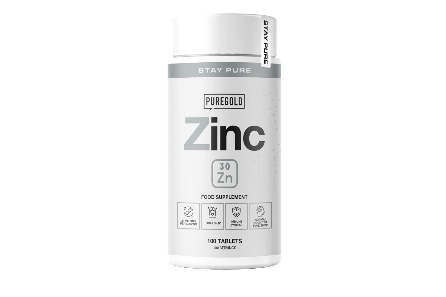 Pure Gold Zinc - 100 tabs