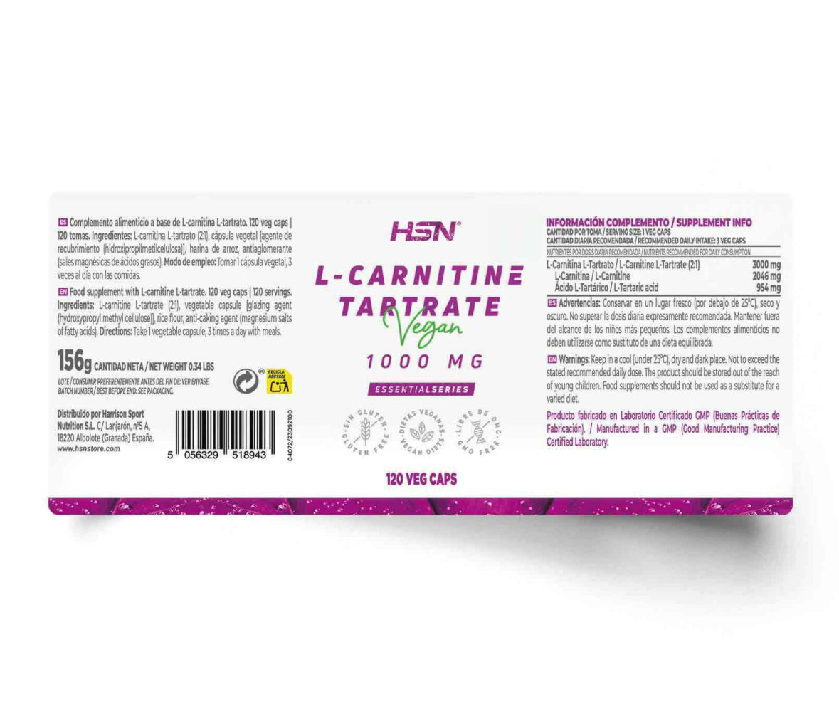 L-CARNITINA TARTRATO 1000mg