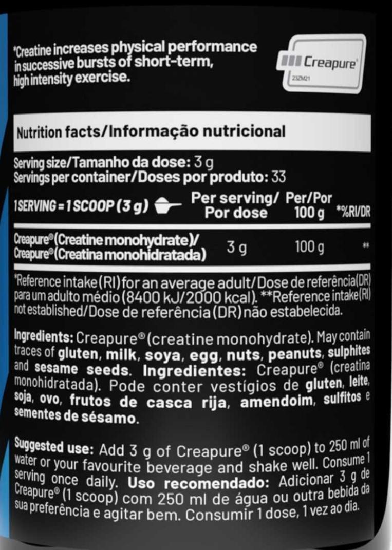 CREATINA (Creapure®) 100g