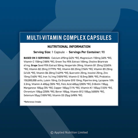 Multi-Vitamin Complex (90 Caps)