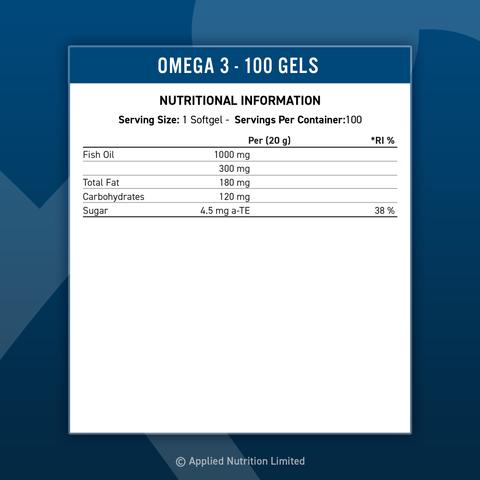 Omega 3 100 Softgels