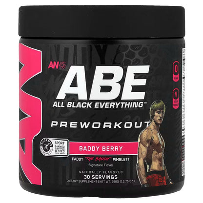 ABE All Black Everything - Extremely Potent Pre-Workout Powder 375 Gr.