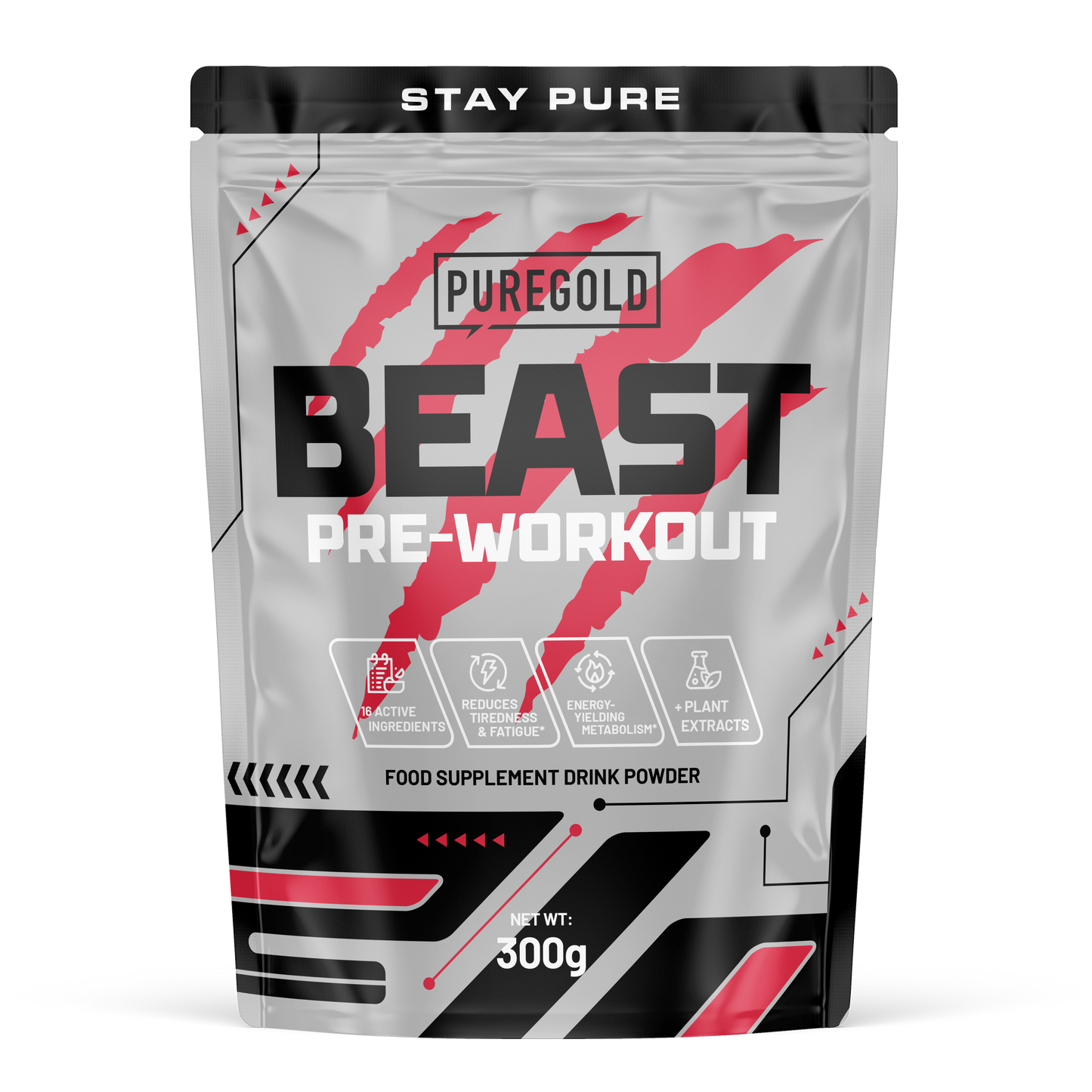 Pure Gold Beast Pre-Workout 300g