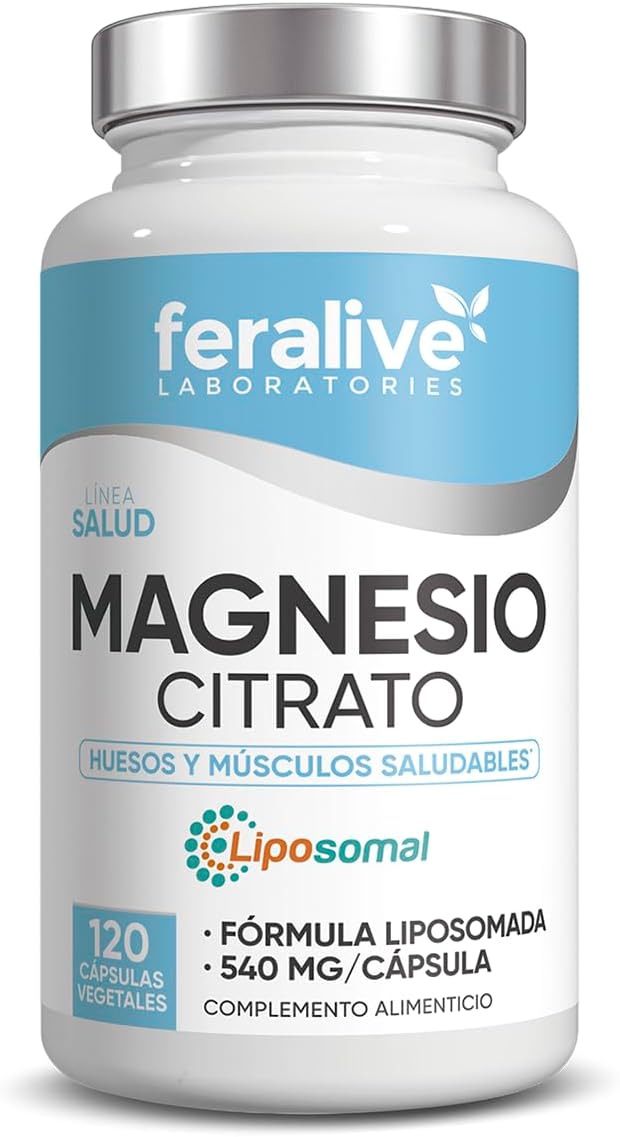 Citrato de magnesio liposomal - 120 cápsulas