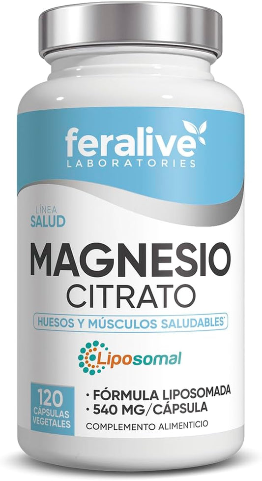 Citrato de magnesio liposomal - 120 cápsulas