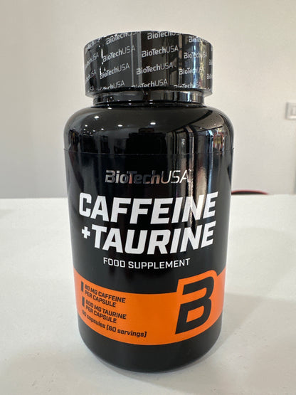 Cafeína + Taurina - 60 cápsulas 