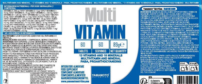 Multivitamin Yamamoto Nutrition 60Caps