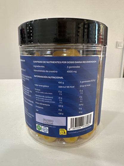 Gominolas de creatina Primal Pump (sabor a laranxa) 