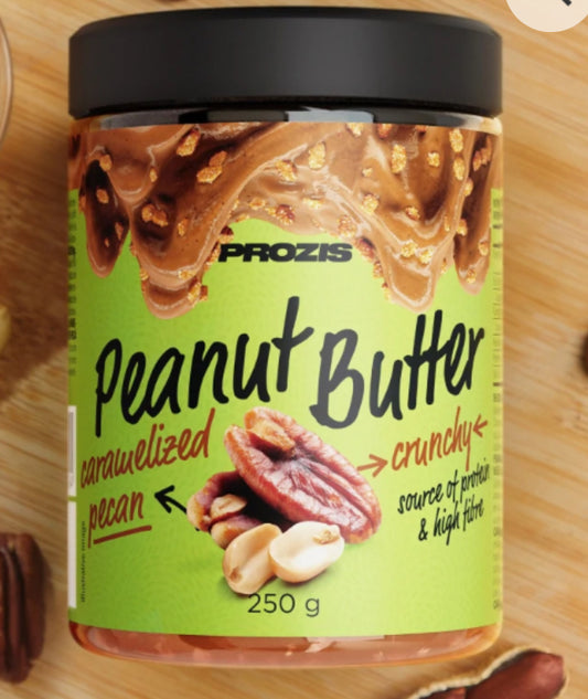 Crema de cacahuete con nueces pacanas caramelizadas 250 g