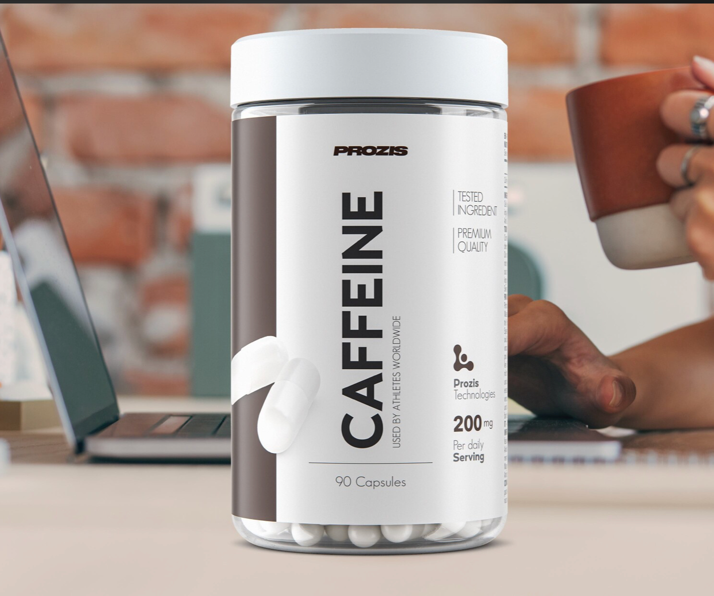 Cafeína 200 mg 90 cápsulas