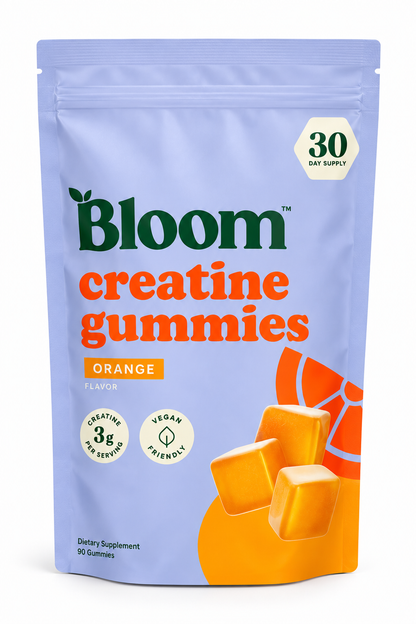Bloom Creatine Gummies – Sabor Naranja 🍊
