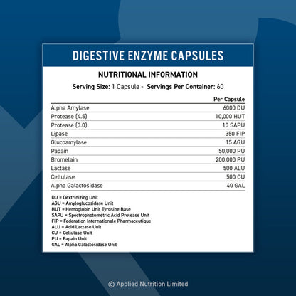 Digestive Enzyme Capsules - 60 Servings