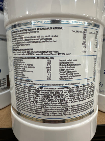 ISOLAT 2.0. Illado de proteína de soro de leite Isolac® enriquecido con lactase.