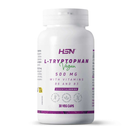 L-TRIPTÓFANO 500mg + VITAMINAS B6 & B3