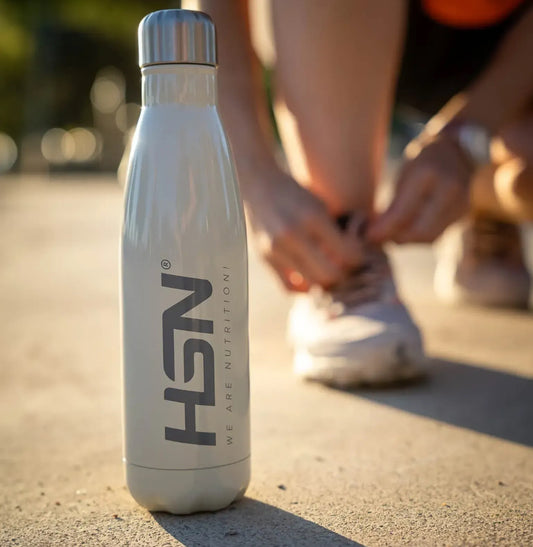 BOTELLA HSN WE ARE NUTRITION! ACERO INOXIDABLE