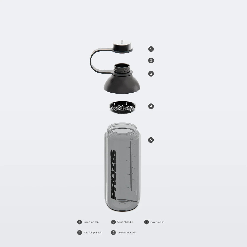 Fusion Shaker Bottle - All Black