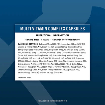Multi-Vitamin Complex (90 Caps)