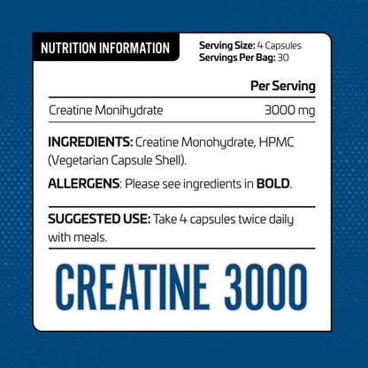 Creatine 3000 (120 Caps)