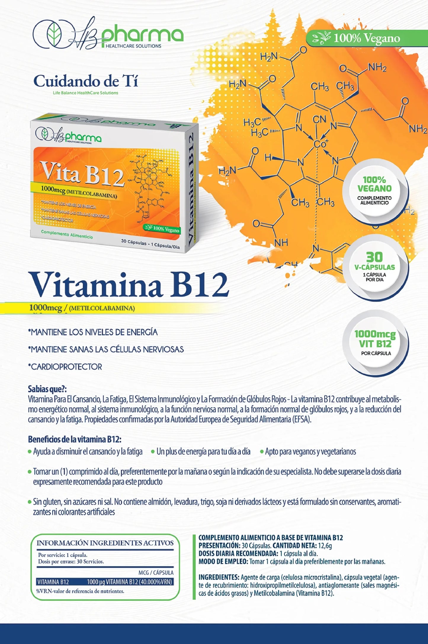 Vitamina B12 LB Pharma