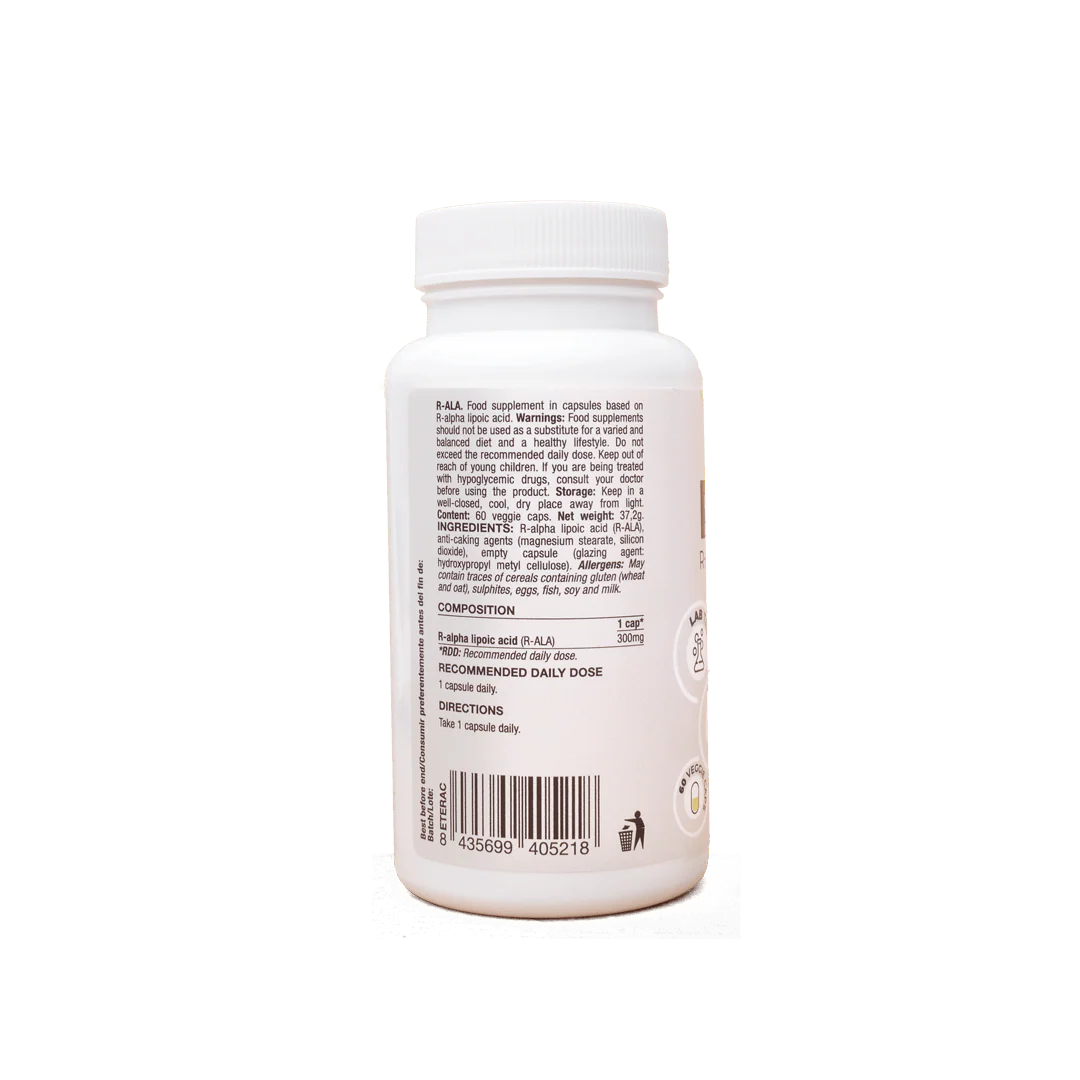 R Alpha Lipoic Acid (R-ALA) 60 tabs.