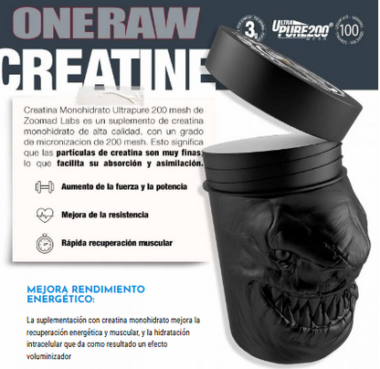ONE RAW Creatine Ultra Pure 200 mesh 300gr